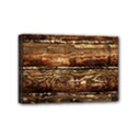 DARK STAINED WOOD WALL Mini Canvas 6  x 4  View1