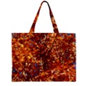 ORANGE LEAVES Zipper Tiny Tote Bags View2