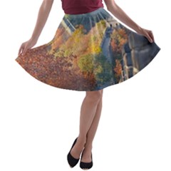 Great Wall Of China 1 A-line Skater Skirt