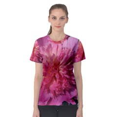 Paeonia Coral Women s Sport Mesh Tees