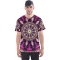 Purple Flower Men s Sport Mesh Tee View1