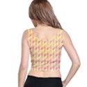 Geometric Pink & Yellow  Crop Top View3