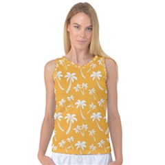 Summer Palm Tree Pattern Women s Basketball Tank Top