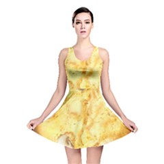 White Chocolate Chip Lemon Cookie Novelty Reversible Skater Dress