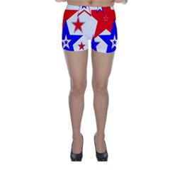 The Patriot 2 Skinny Shorts by SugaPlumsEmporium