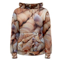 Exotic Tropical Romantic Sea Shells Women s Pullover Hoodie by yoursparklingshop