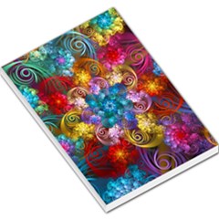 Spirals And Curlicues Large Memo Pads