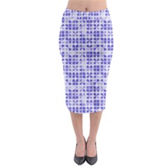 Pastel Purple Midi Pencil Skirt