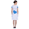 Blue Hearts Wrap Dress View2