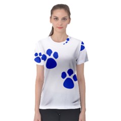 Blue Paws Women s Sport Mesh Tee