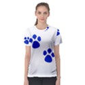 Blue Paws Women s Sport Mesh Tee View1