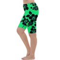 Dark Lime Hawaiian Cropped Leggings  View2