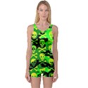 Skull Camouflage One Piece Boyleg Swimsuit View1