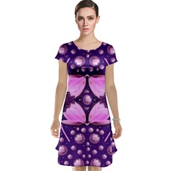 Magic Lotus In A Landscape Temple Of Love And Sun Cap Sleeve Nightdress