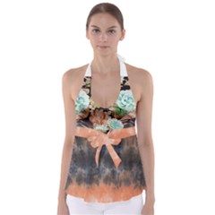 Tie Dye Babydoll Tankini Top