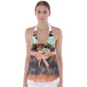 tie dye Babydoll Tankini Top View1