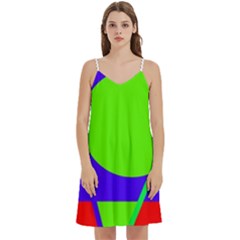 Colorful Geometric Design Women s Reversible Sports Bra With Border