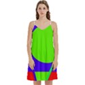 Colorful geometric design Women s Reversible Sports Bra with Border View1