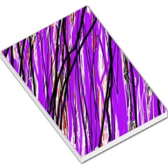 Purple Pattern Large Memo Pads