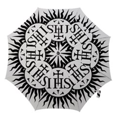 Society Of Jesus Logo (jesuits) Hook Handle Umbrellas (medium) by abbeyz71