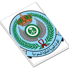 Emblem Of The Royal Saudi Air Force  Large Memo Pads by abbeyz71