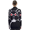 Evil rabbit Women s Open Front Pockets Cardigan(P194) View2