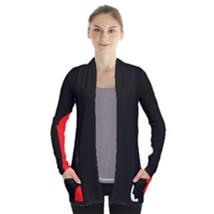 Man Women s Open Front Pockets Cardigan(p194)