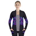 Purple fish Women s Open Front Pockets Cardigan(P194) View1