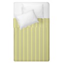 Summer sand color yellow stripes pattern Duvet Cover (Single Size) View2