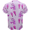 Unicorns & Icecreams In Mallow Wildflower Men s Cotton Tee View2