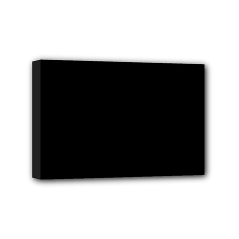 Black Color Design Mini Canvas 6  X 4 
