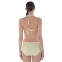 Yellow color design Cut-Out One Piece Swimsuit View2