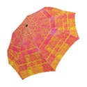 Yello And Magenta Lace Texture Folding Umbrellas View2