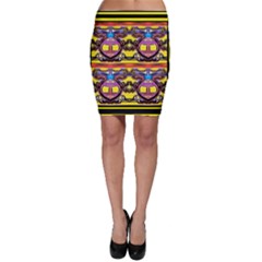Spirit  Bulgarian Bee Bodycon Skirt