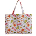 Funny Cat Food Succulent Pattern  Zipper Mini Tote Bag View2