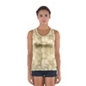 Light Circles, Brown Yellow color Women s Sport Tank Top  View1
