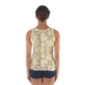 Light Circles, Brown Yellow color Women s Sport Tank Top  View2