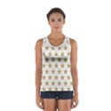 Golden stars pattern Women s Sport Tank Top  View1