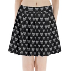 Body Part Monster Illustration Pattern Pleated Mini Skirt