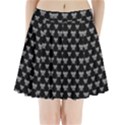 Body Part Monster Illustration Pattern Pleated Mini Skirt View1
