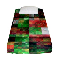 Paper Background Color Graphics Fitted Sheet (single Size)