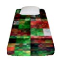 Paper Background Color Graphics Fitted Sheet (Single Size) View1