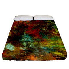 Mixed Abstract Fitted Sheet (queen Size)