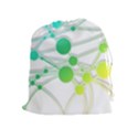 Network Connection Structure Knot Drawstring Pouches (Extra Large) View1