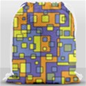Square Background Background Texture Drawstring Bag (Large) View1