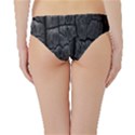 Coal Charred Tree Pore Black Hipster Bikini Bottoms View2