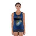 Fish Blue Animal Water Nature Women s Sport Tank Top  View1