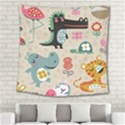 Cute cartoon Square Tapestry (Large) View2