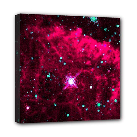 Pistol Star And Nebula Mini Canvas 8  X 8 