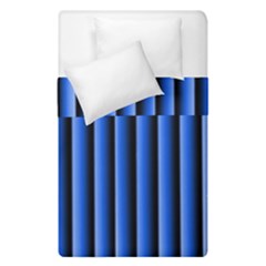 Blue Lines Background Duvet Cover Double Side (single Size)